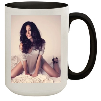 Freida Pinto 15oz Colored Inner & Handle Mug