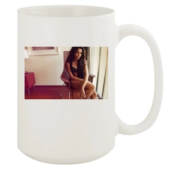 Freida Pinto 15oz White Mug