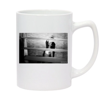 Freida Pinto 14oz White Statesman Mug