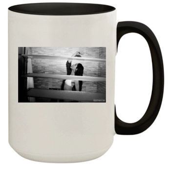 Freida Pinto 15oz Colored Inner & Handle Mug