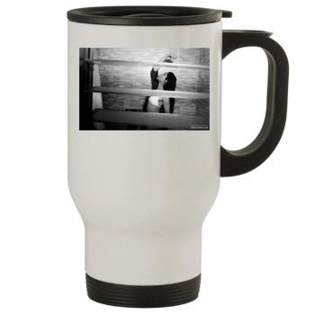 Freida Pinto Stainless Steel Travel Mug