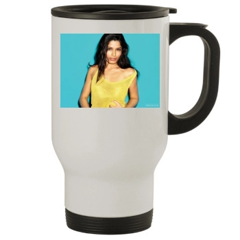 Freida Pinto Stainless Steel Travel Mug