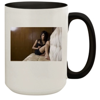 Freida Pinto 15oz Colored Inner & Handle Mug