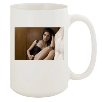 Freida Pinto 15oz White Mug