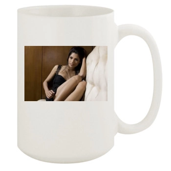 Freida Pinto 15oz White Mug