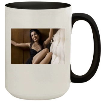 Freida Pinto 15oz Colored Inner & Handle Mug