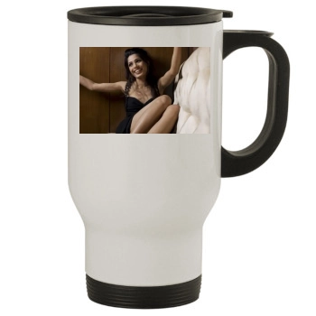 Freida Pinto Stainless Steel Travel Mug