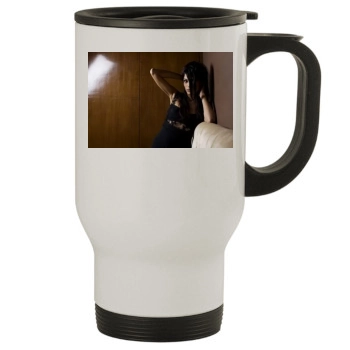 Freida Pinto Stainless Steel Travel Mug