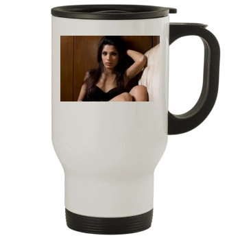 Freida Pinto Stainless Steel Travel Mug