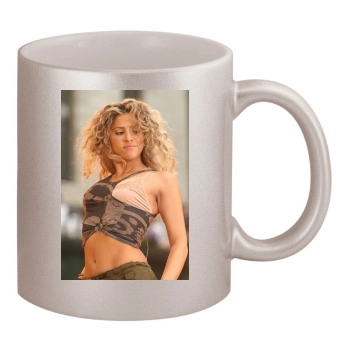 Shakira 11oz Metallic Silver Mug