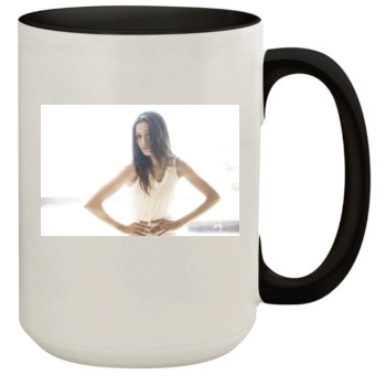 Freida Pinto 15oz Colored Inner & Handle Mug