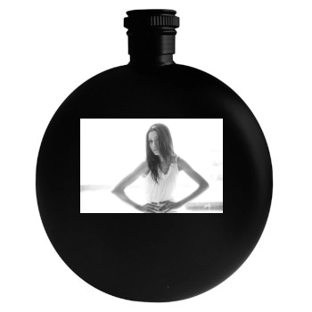 Freida Pinto Round Flask