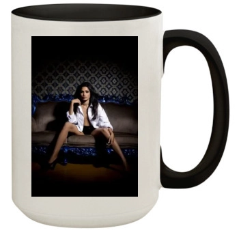 Freida Pinto 15oz Colored Inner & Handle Mug