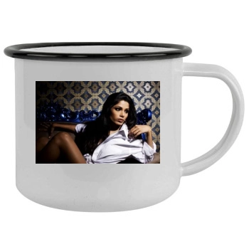 Freida Pinto Camping Mug