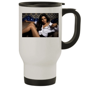 Freida Pinto Stainless Steel Travel Mug