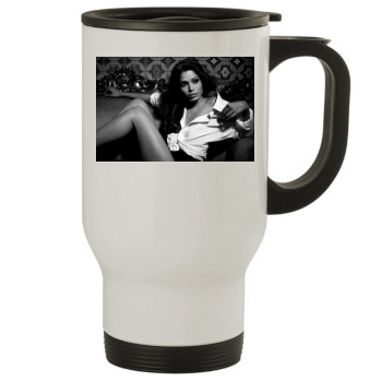 Freida Pinto Stainless Steel Travel Mug