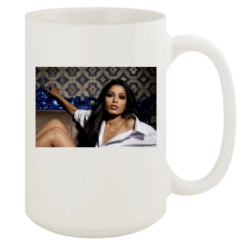 Freida Pinto 15oz White Mug