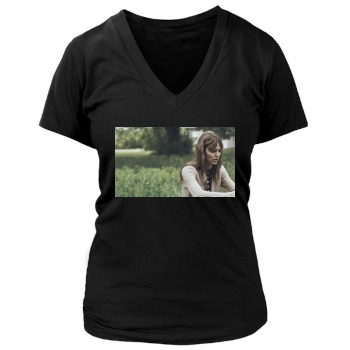 Freja Beha Erichsen Women's Deep V-Neck TShirt