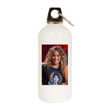 Shakira White Water Bottle With Carabiner