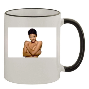 Halle Berry 11oz Colored Rim & Handle Mug