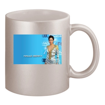 Halle Berry 11oz Metallic Silver Mug