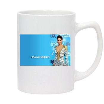 Halle Berry 14oz White Statesman Mug