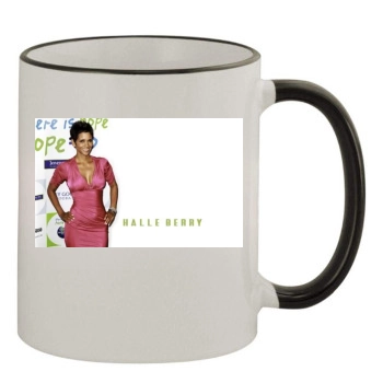 Halle Berry 11oz Colored Rim & Handle Mug