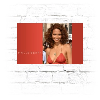 Halle Berry Metal Wall Art