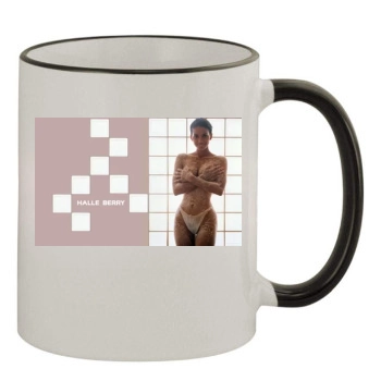 Halle Berry 11oz Colored Rim & Handle Mug