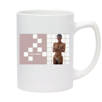 Halle Berry 14oz White Statesman Mug