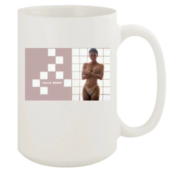 Halle Berry 15oz White Mug