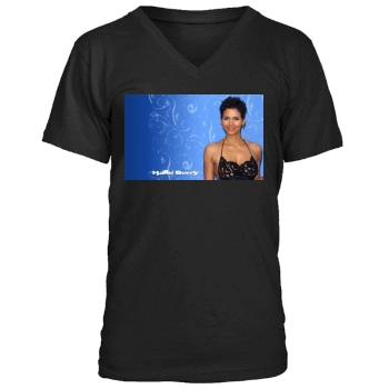 Halle Berry Men's V-Neck T-Shirt