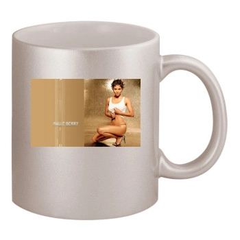 Halle Berry 11oz Metallic Silver Mug