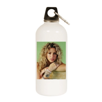 Shakira White Water Bottle With Carabiner