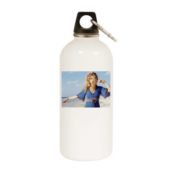 Shakira White Water Bottle With Carabiner