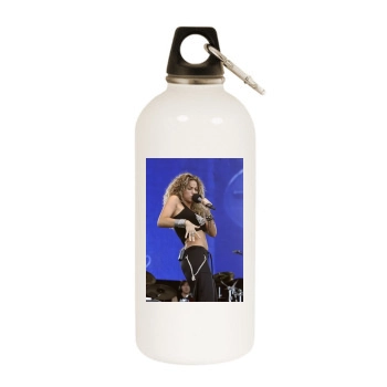 Shakira White Water Bottle With Carabiner