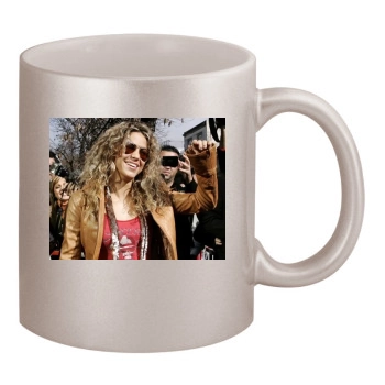 Shakira 11oz Metallic Silver Mug