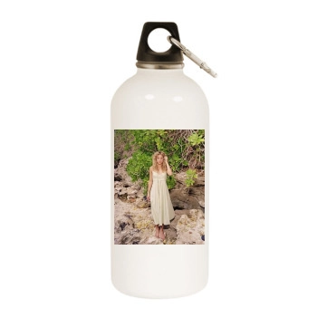 Shakira White Water Bottle With Carabiner