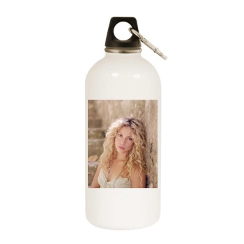 Shakira White Water Bottle With Carabiner