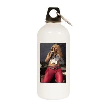 Shakira White Water Bottle With Carabiner