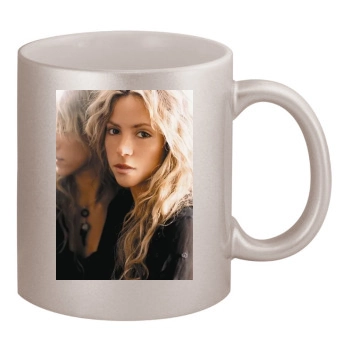 Shakira 11oz Metallic Silver Mug