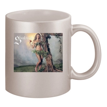 Shakira 11oz Metallic Silver Mug