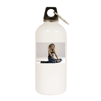 Shakira White Water Bottle With Carabiner