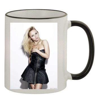 Hayden Panettiere 11oz Colored Rim & Handle Mug