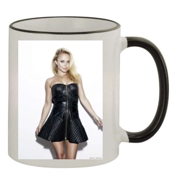 Hayden Panettiere 11oz Colored Rim & Handle Mug