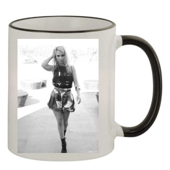 Hayden Panettiere 11oz Colored Rim & Handle Mug