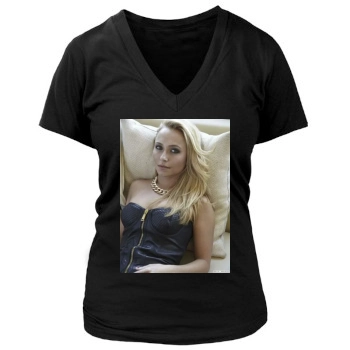 Hayden Panettiere Women's Deep V-Neck TShirt