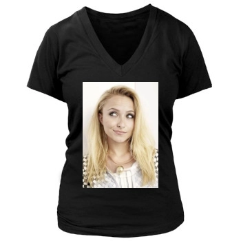 Hayden Panettiere Women's Deep V-Neck TShirt