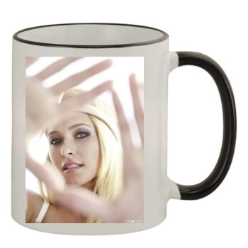 Hayden Panettiere 11oz Colored Rim & Handle Mug