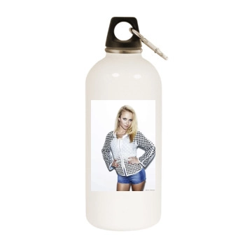 Hayden Panettiere White Water Bottle With Carabiner